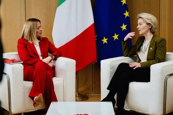 Foto Filippo Attili/Palazzo Chigi/LaPresse 
20 marzo 2025 Bruxelles
Politica 
Il Presidente del Consiglio Giorgia Meloni al Consiglio Europeo

DISTRIBUTION FREE OF CHARGE – NOT FOR SALE – Obbligatorio citare la fonte LaPresse/Palazzo Chigi/Filippo Attili
